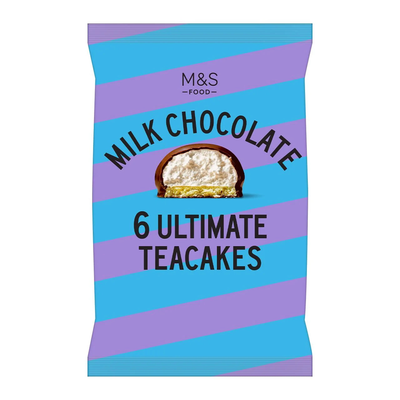 M&S 8 Ultimate Milk Chocolate Teacakes 240g M&S 8 Ultimate Milk Chocolate Teacakes 240g