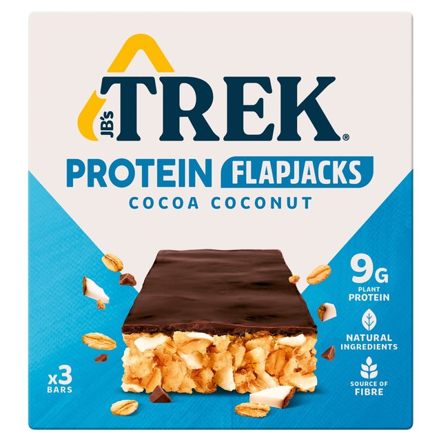 TREK Cocoa Coconut Protein Flapjacks Multipack 3 x 50g