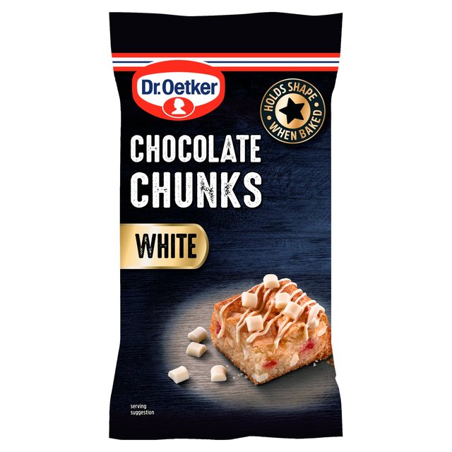 Dr. Oetker White Chocolate Chunks 100g