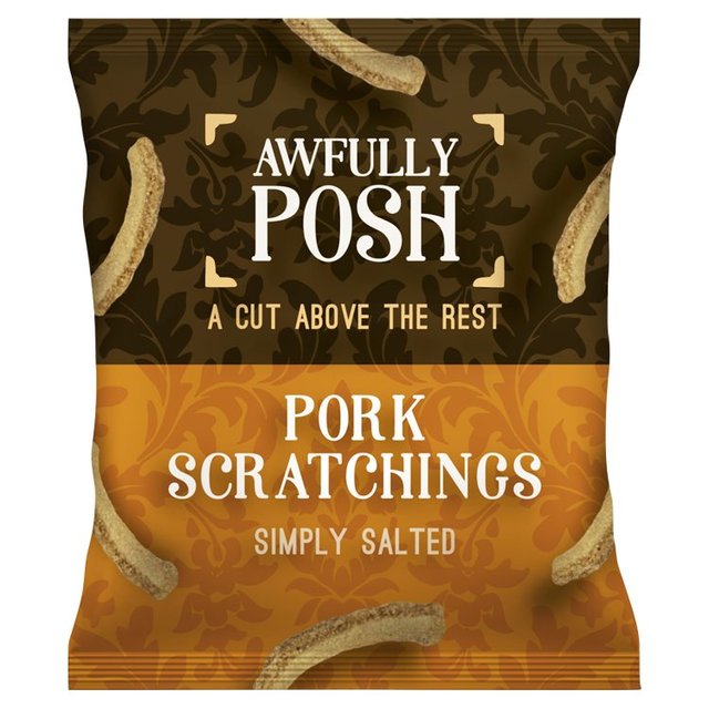 Awfully Posh Traditional Pork Scratching 40g