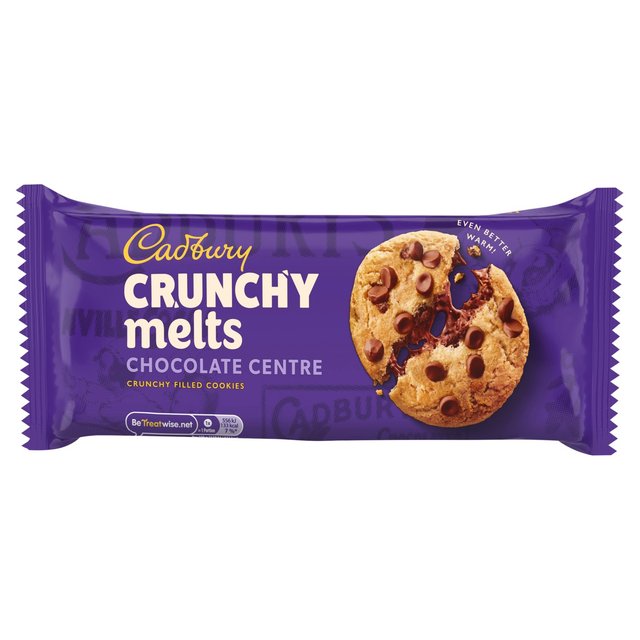 Cadbury Crunchy Melts Chocolate Centre Cookies 156g キャドバリー