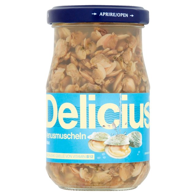 Delicius Shelled Clams in Brine 195g