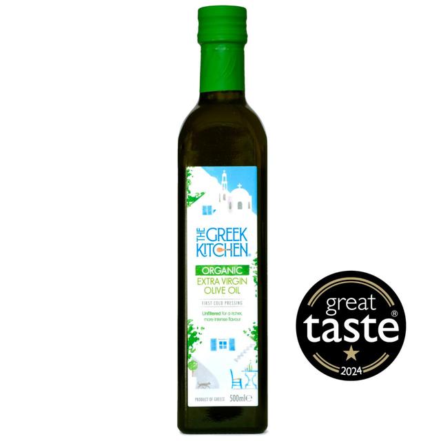 The Greek Kitchen Organic Unfiltered Extra Virgin Olive Oil 500ml
