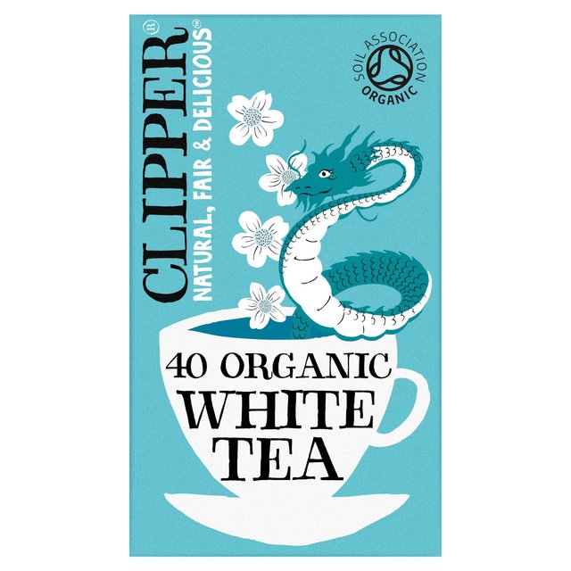 Clipper Organic & Fairtrade White Tea 40 per pack クリッパー