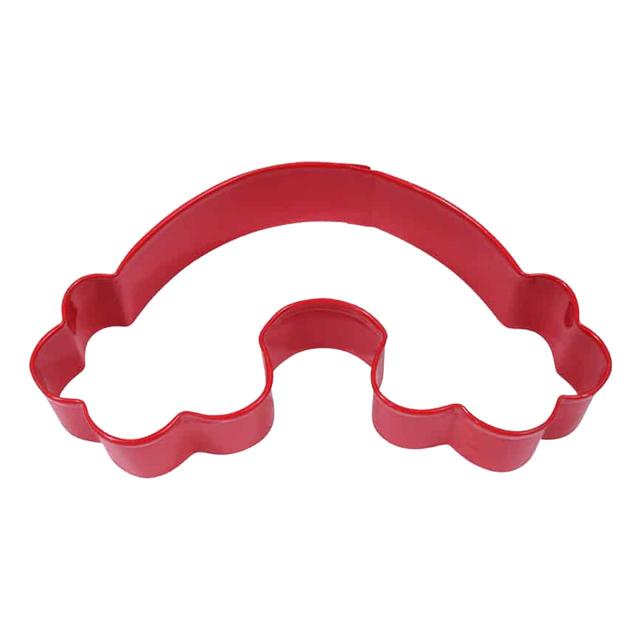 Anniversary House Rainbow Poly-Resin Coated Cookie Cutter Red N/A