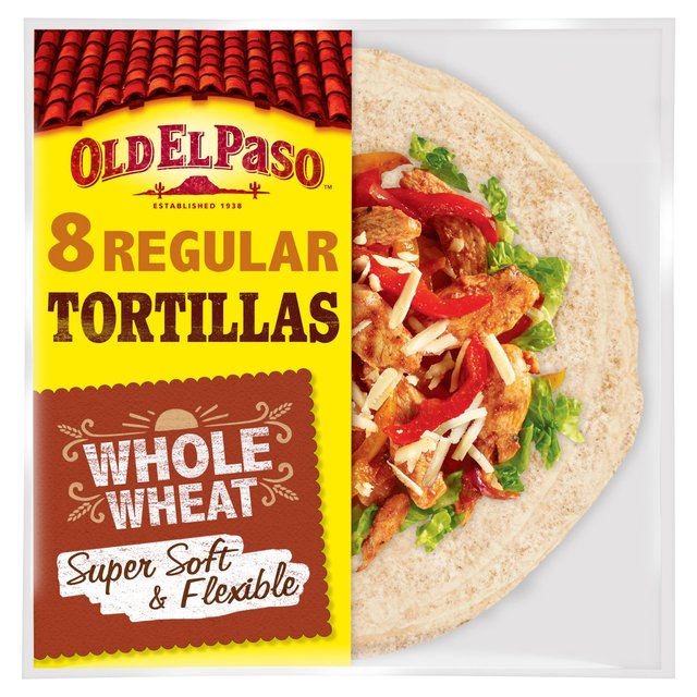 Old El Paso Wholewheat Flour Tortilla Wraps 8 per pack