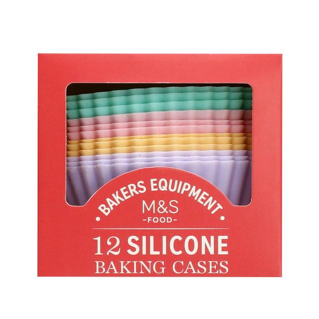 M&S 12 Silicone Baking Cases 12 per pack