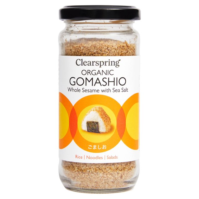 Clearspring Organic Gomashio Whole Sesame with Sea Salt 100g