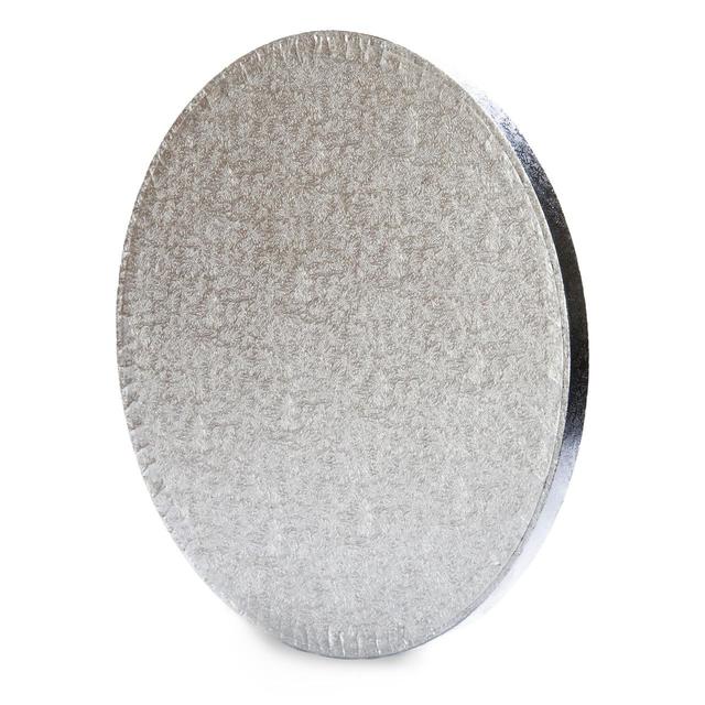 Silver Round Cake Drum, 25cm N/A