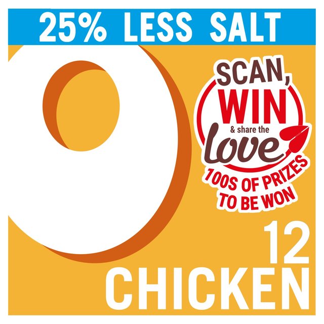 Oxo 12 Reduced Salt Chicken Stock Cubes 71g