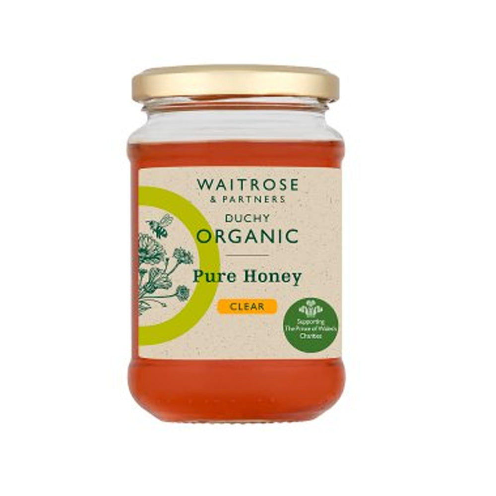 Duchy Organic Pure Clear Honey 340g Waitrose ダッチー オーガニック 純粋はちみつ 340g 英国製