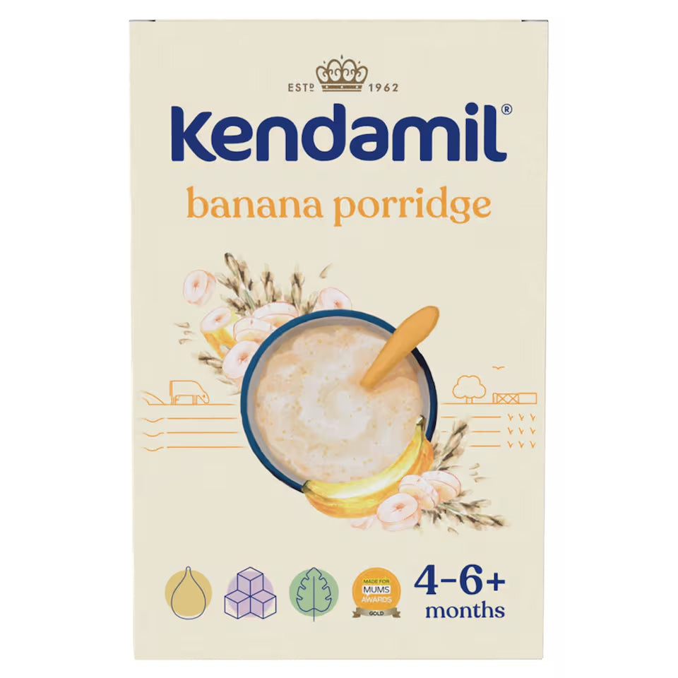 Kendamil Kendamil Banana Porridge 150g ケンダミル バナナ ポリッジ お粥 離乳食 赤ちゃん おかゆ 生後6ヵ月から 砂糖無添加 イギリス製 自然ベビーフード