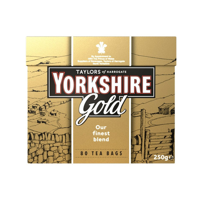 Yorkshire Gold 80 bags 250g ヨークシャー ゴールド 紅茶 80ティーバッグ入り ティー ヨークシャーティー イギリス直送