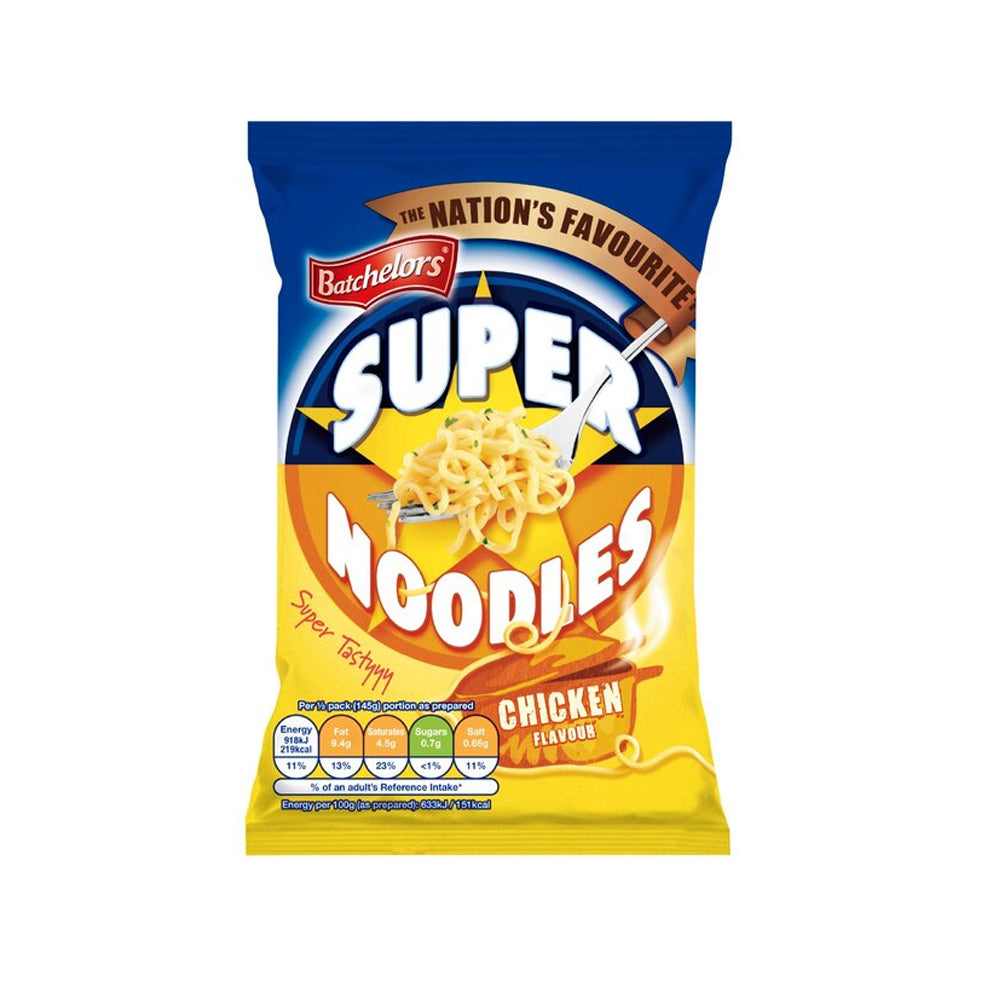 Batchelors Chicken Flavour Super Noodles 90g バチェラーズ チキン味スーパーヌードル 90g