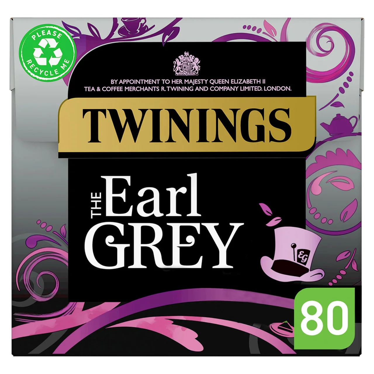 Twinings Earl Grey 80 Tea Bags, トワイニング アールグレイ ティーバッグ 80袋入り