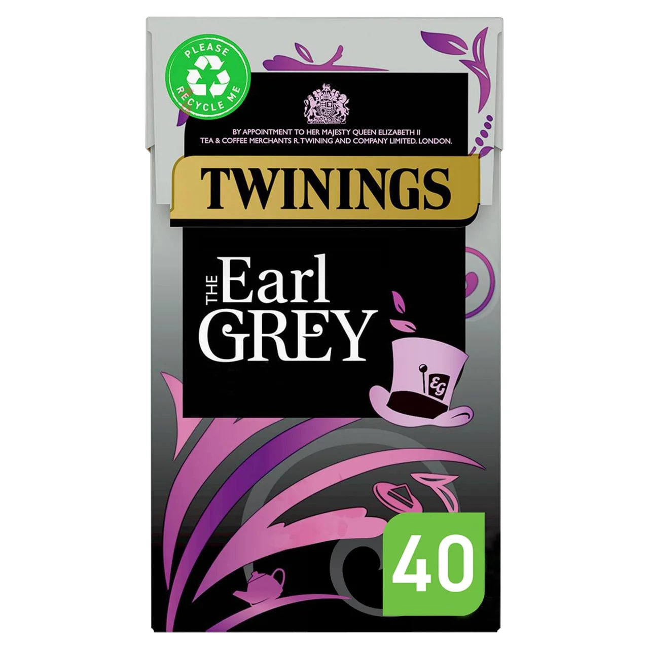 Twinings Earl Grey 40 Tea Bags, トワイニング アールグレイ ティーバッグ 40袋入り