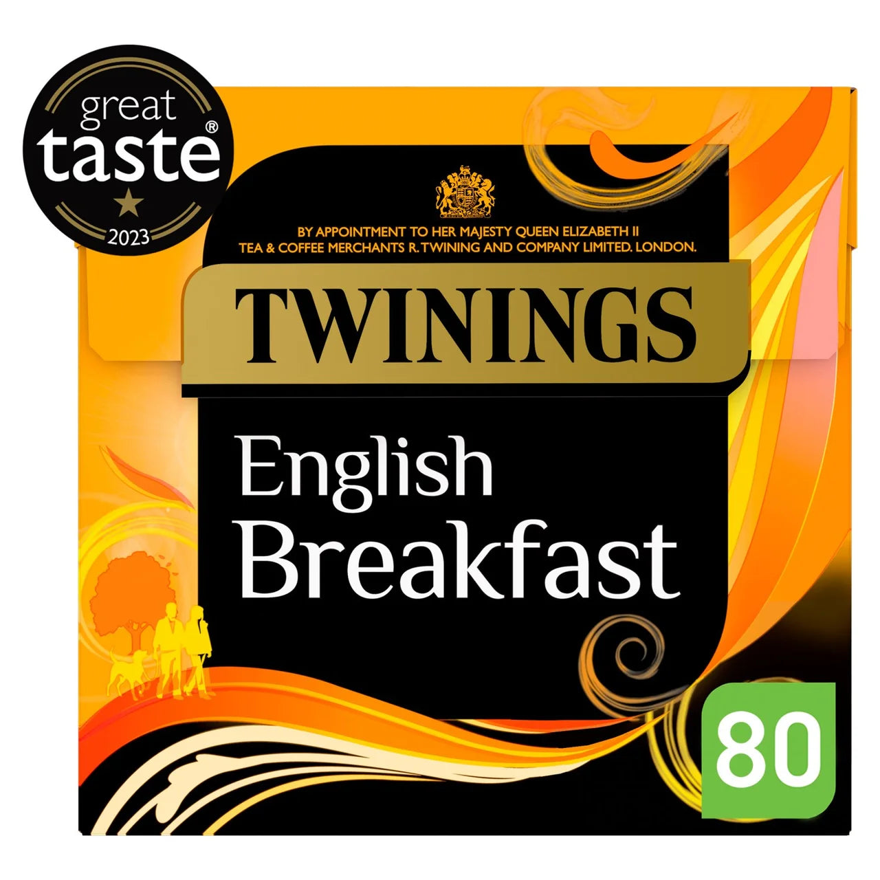 Twinings English Breakfast Tea 80 bags, トワイニング イングリッシュブレックファスト ティーバッグ 80袋入り