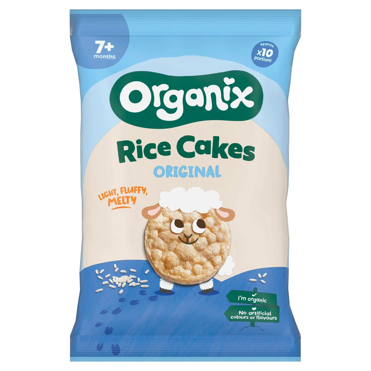 Organix Baby Rice Cakes Original 7+ Months, 40g, オーガニックス ベビーライスケーキ オリジナル（生後7か月頃から）40g
