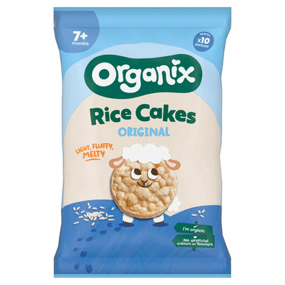 Organix Baby Rice Cakes Original 7+ Months, 40g, オーガニックス ベビーライスケーキ オリジナル（生後7か月頃から）40g