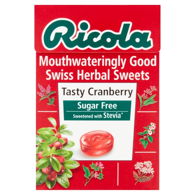 Ricola Cranberry Sugar Free 45g