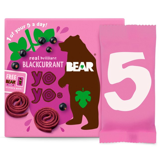 BEAR Fruit Yoyos Blackcurrant Multipack 5 x 20g