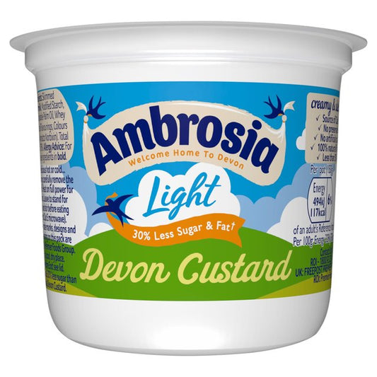 Ambrosia Light Devon Custard 150g