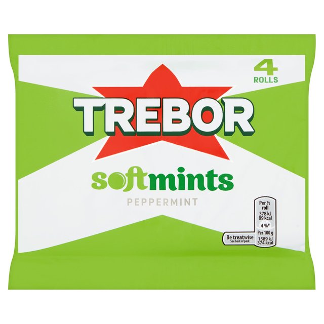 Trebor Softmints Peppermint Mint Rolls 179g