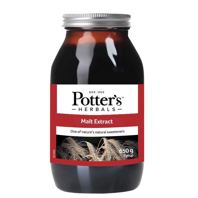 Potters Herbals Malt Extract Natural Sweetener Liquid 650g
