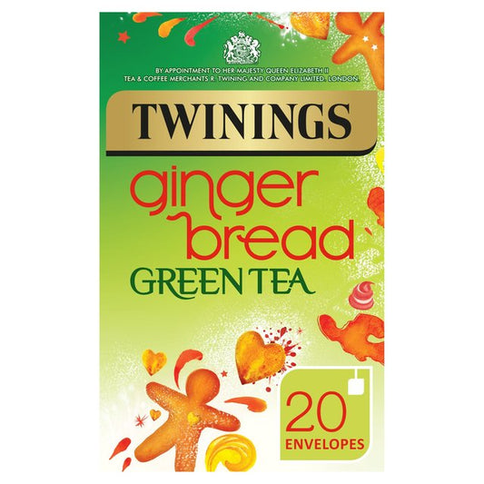 Twinings Ginger Bread Green Tea 20 per pack