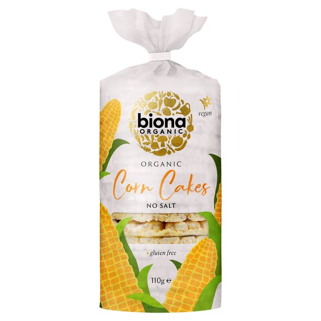 Biona Organic Corn Cakes No Salt 110g