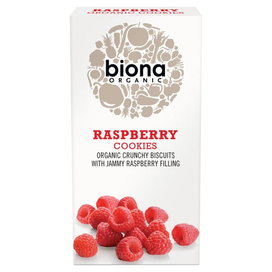 Biona Organic Raspberry Cookies 175g