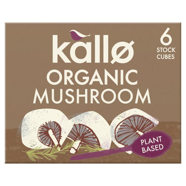 Kallo Organic Mushroom Stock Cubes 6 x 11g