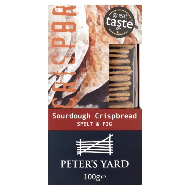 Peter's Yard Fig Sourdough Crackers 100g