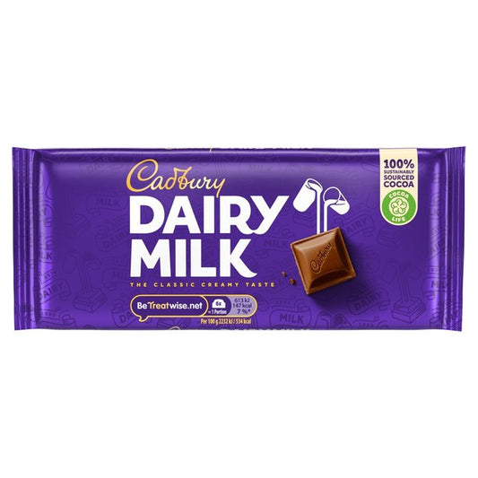 Cadbury Dairy Milk Chocolate Bar 110g