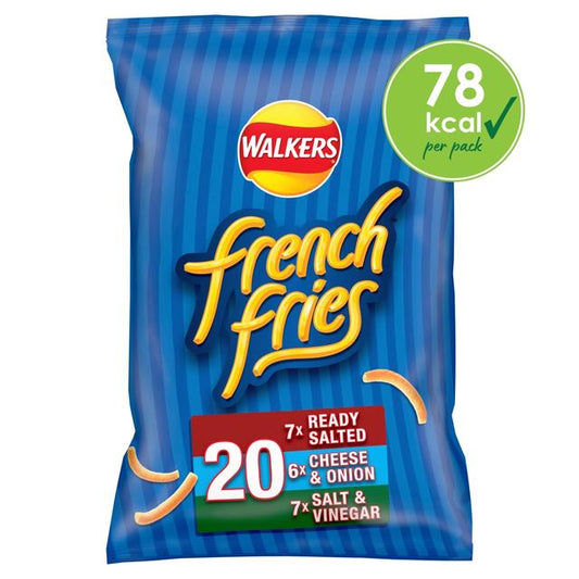 Walkers French Fries Variety Multipack Snacks 20 per pack