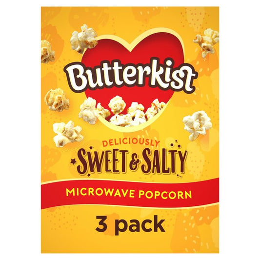 Butterkist Sweet & Salted Microwave Popcorn 210g