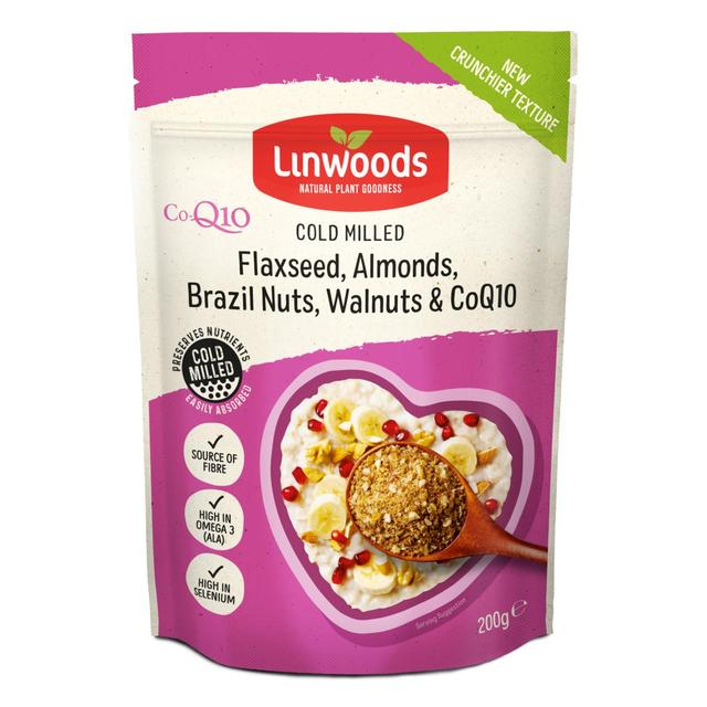 Linwoods Milled CO-Q10, Flaxseed, Almonds, Brazil & Walnuts 200g