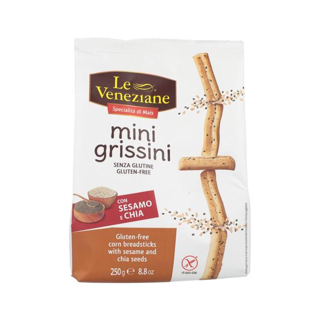 Le Veneziane Gluten Free Sesame & Chia Grissini Breadsticks 250g