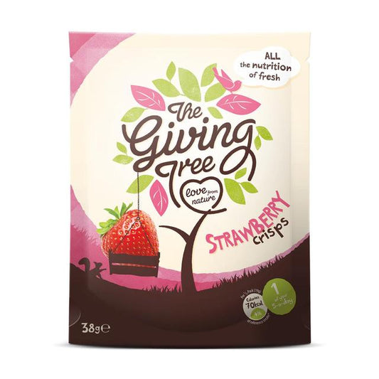 Giving Tree Freeze Dried Strawberry Crisps 38g