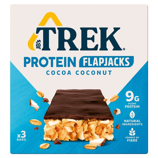 TREK Cocoa Coconut Protein Flapjacks Multipack 3 x 50g