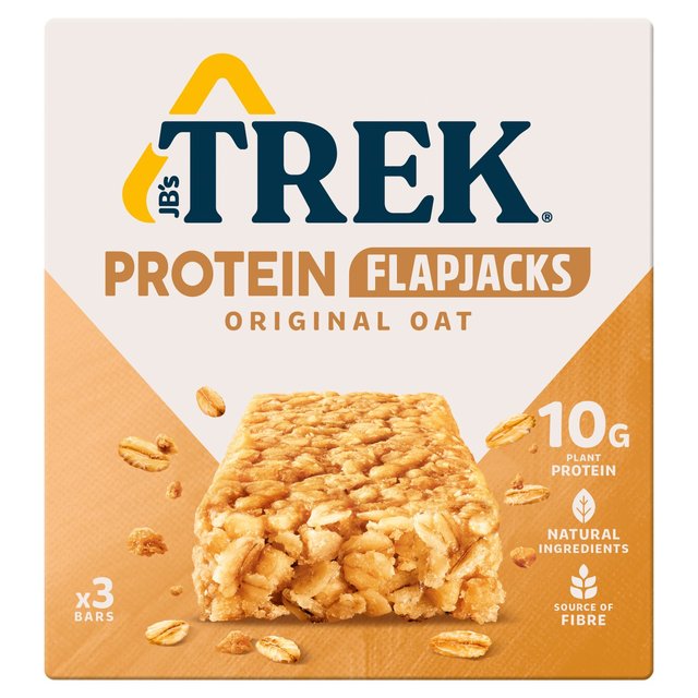 TREK Original Oat Protein Flapjacks Multipack 3 x 50g