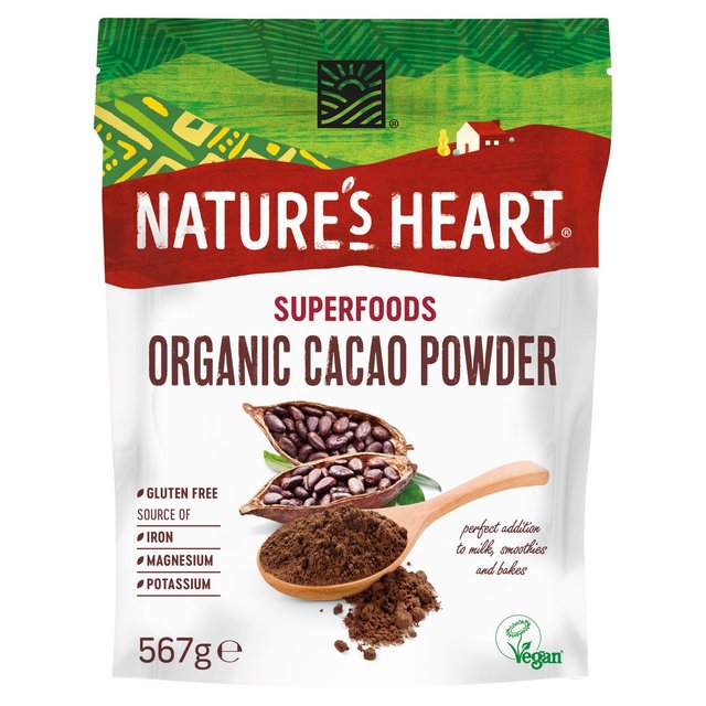 Nature's Heart Organic Cacao Powder 567g