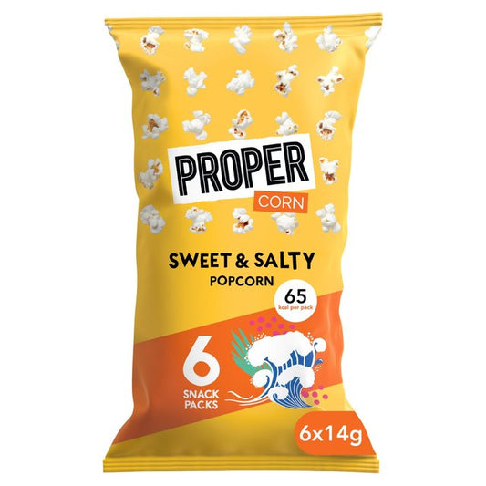 Propercorn Sweet & Salty Multipack 6 per pack