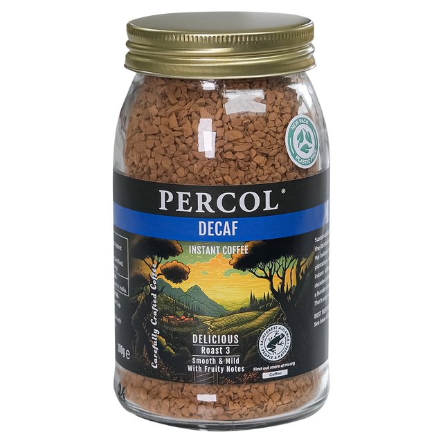 Percol Decaf Colombia Freeze-Dried Instant Coffee 100g