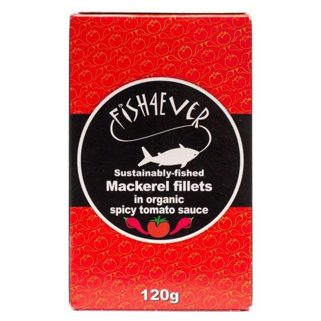 Fish 4 Ever Mackerel in Spicy Tomato Sauce 120g