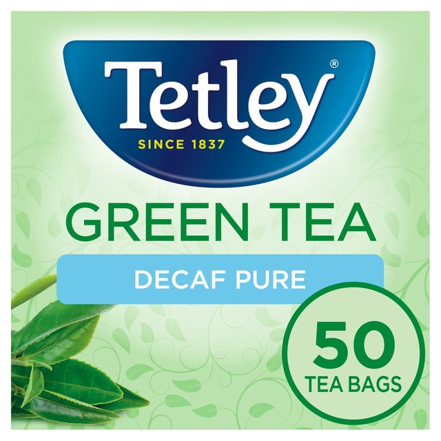 Tetley Green Decaffeinated Tea Bags 50 per pack