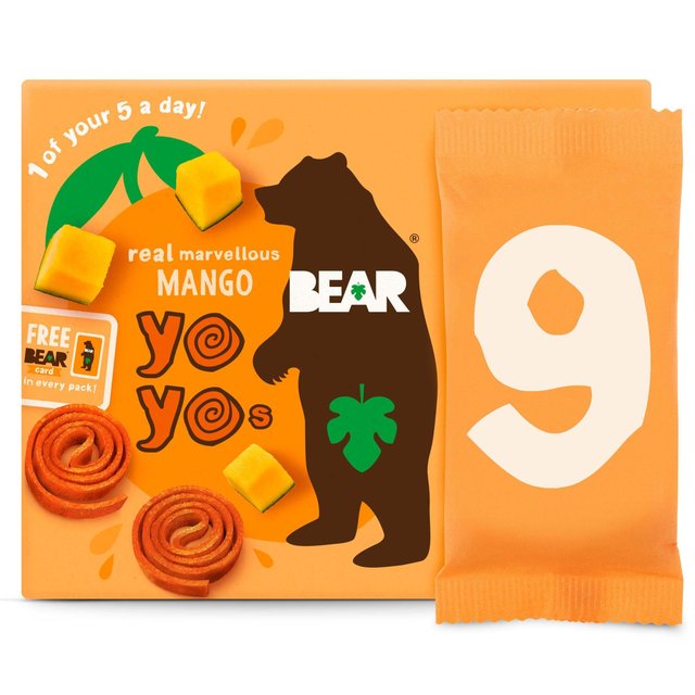 BEAR Fruit Yoyos Mango Family Pack 9 x 20g