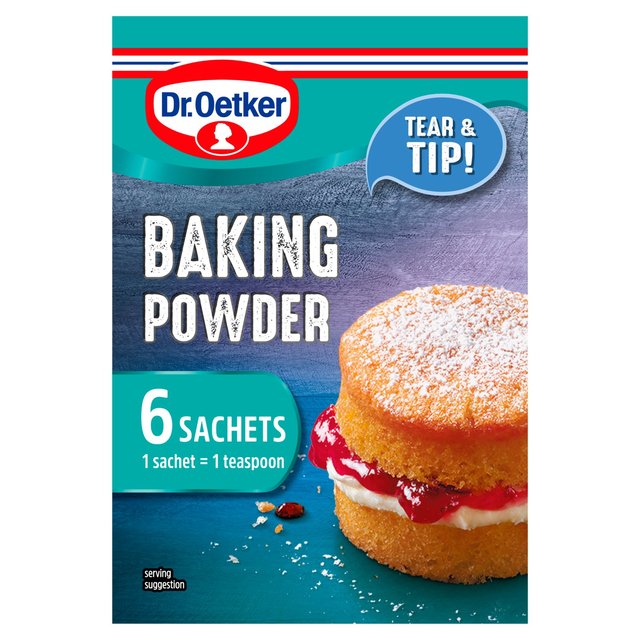 Dr. Oetker Gluten Free Baking Powder Sachets 6 x 5g