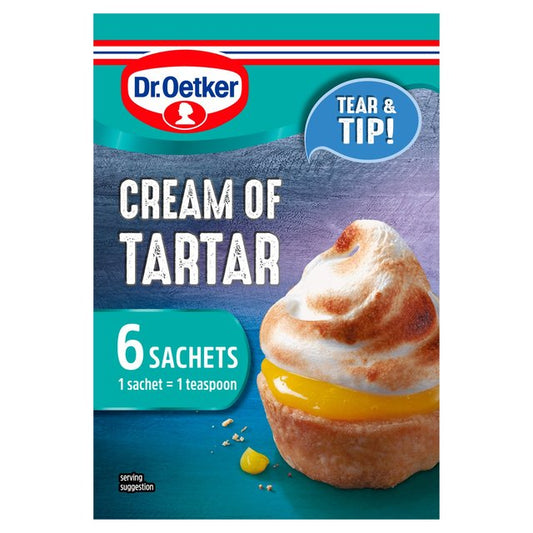 Dr. Oetker Cream Of Tartar Sachets 6 x 5g