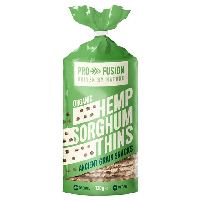 Profusion Organic Gluten Free Hemp Sorghum Thins 120g